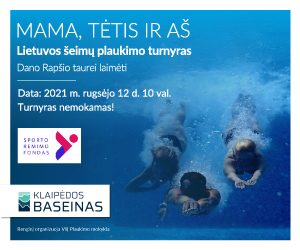 „Klaipėdos baseinas“ kviečia šeimas išbandyti savo jėgas nemokamame renginyje!