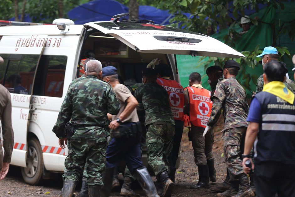 Ministras: keturių išgelbėtų tailandiečių berniukų būklė – gera