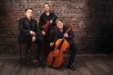 „Lyatoshynsky trio“: pianistas R. Lopatinskyi’s, smuikininkas M. Zakharovas ir violončelininkas D. Karachevtsevas.